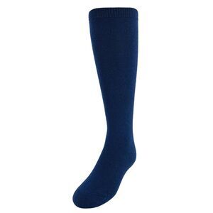 CTM Girl's Solid Colored Soft Uniform Knee High Socks (1 Pair)